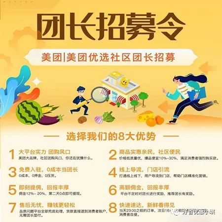 「代理商加盟」美团优选代理商加盟怎么赚钱？